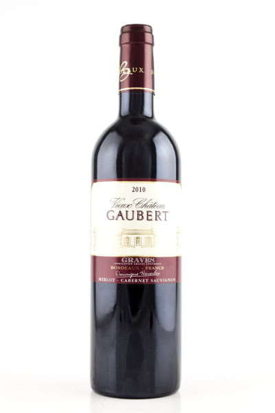 Graves 2010 Bordeaux Vieux Chateau Gaubert rouge 13%vol. 0,75l