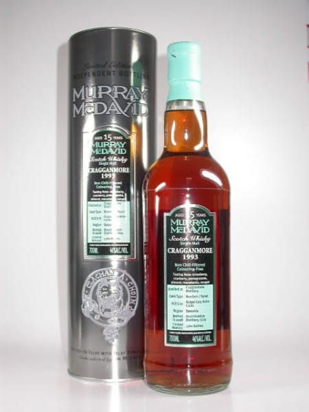 Cragganmore 1993/2008 Bourbon/Syrah Murray McDavid 46%vol. 0,7l