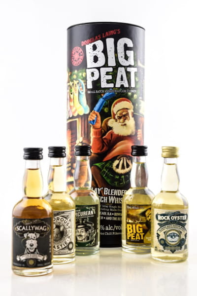 Big Peat Christmas Edition 2016 & the Regional Malts 1x0,7l & 5x 0,05l