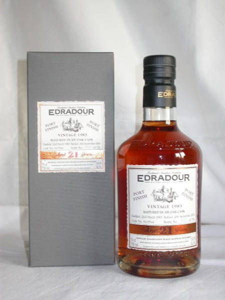 Edradour 21 Jahre 1983/2004 Port Finish 52,9%vol. 0,7l