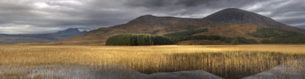 Landschaft - Isle of Skye 120 x 30 cm auf Leinwand