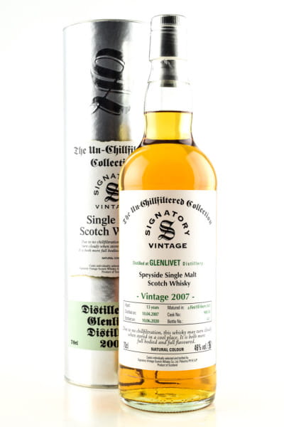 Glenlivet 13 Jahre 2007/2020 1st fill Sherry Butt #900244 Un-Chillfiltered Signatory 46%vol. 0,7l