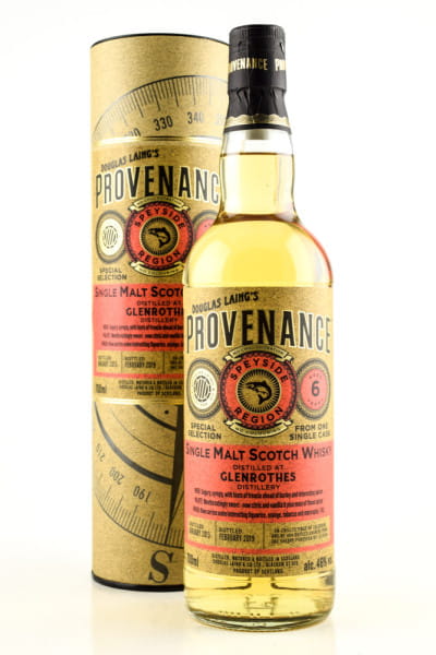 Glenrothes 6 Jahre Sherry Puncheon 2013/2019 Douglas Laing's Provenance 46%vol. 0,7l