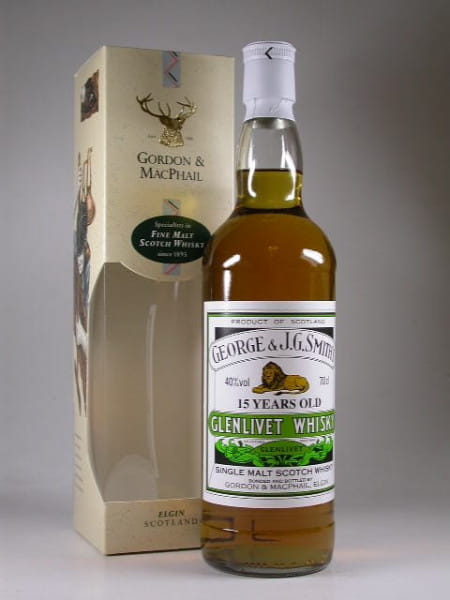 George &amp; J.G. Smith&#039;s Glenlivet 15 Year Old Gordon &amp; MacPhail 40% vol. 0,7l