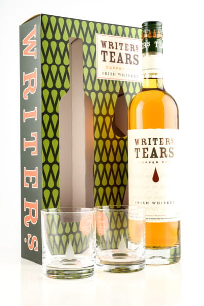 Writers Tears - Irish Pot Still Blend 40%vol. 0,7l - mit 2 Gläsern