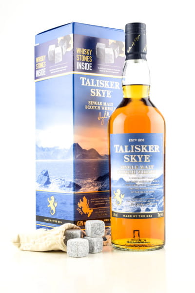 Talisker Skye 45,8%vol. 0,7l mit 4 Whisky-Steinen