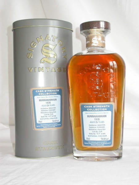 Bunnahabhain 78/05 Signatory Cask strength Coll. 54,6%vol. 0,7l