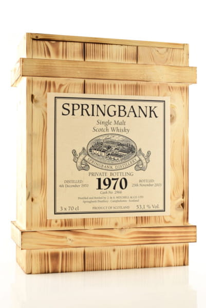 Springbank Private Bottling 1970 Holzkiste