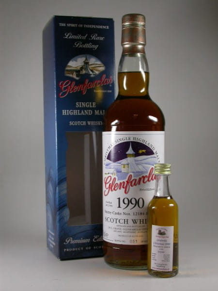 Glenfarclas Christmas 1990/2009 Cask #12184 &amp; 12185 Oloroso Sherry Casks 46%vol. Sample 0,05l