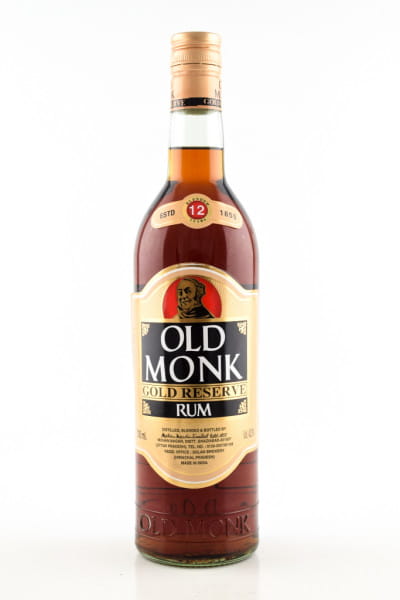 Old Monk Rum Gold Reserve 12 Jahre 42,8%vol. 0,7l