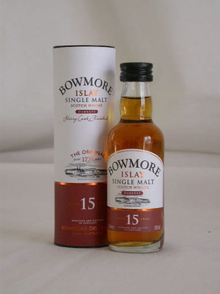 Bowmore 15 Jahre 43%vol. 0,05l