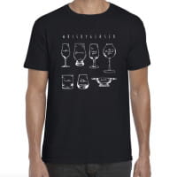 Whiskygläser T-Shirt Gr. XL 100% Baumwolle