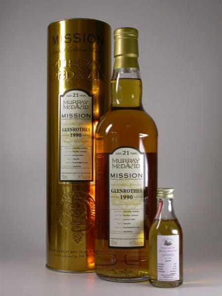 Glenrothes 1990/2011 Bourbon/Jurancon Murray McDavid Gold Series 49,7%vol. Sample 0,05l