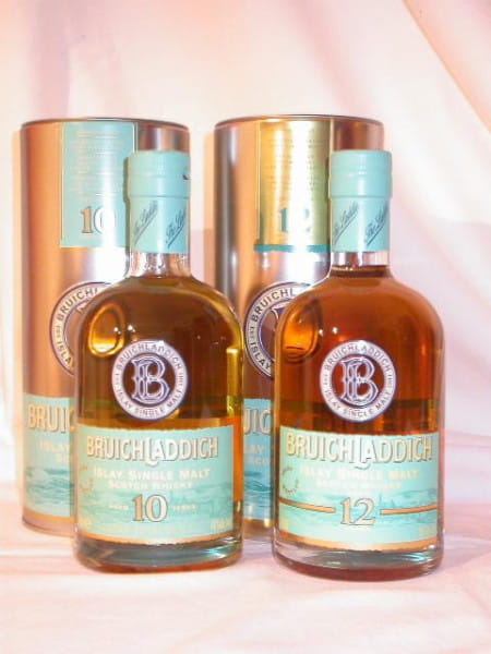 Bruichladdich Pack 10 u. 12 Jahre 46%vol. 2x 0,7l