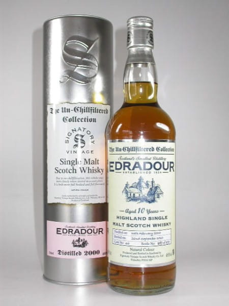 * Edradour 10 Year Old 2000/2010 Single Cask Signatory 46% vol. 0,7l