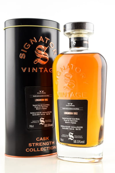 Longmorn 26 Jahre 1992/2019 Hogshead #48495 Signatory Cask strength Coll. 50,5%vol. 0,7l