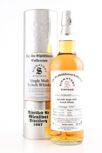 Glenlivet 16 Jahre 1997/2014 1st fill Sherry Butt #157410 Un-Chillfiltered Signatory 46%vol. 0,7l