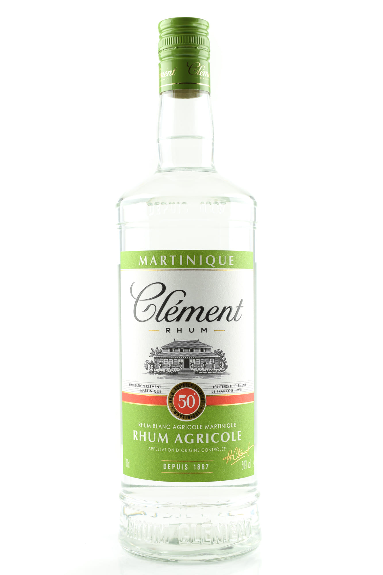 Blanc | | Clément 50%vol. | type by 1,0l Rum Rum Rhum Malts Rum Agricole of Home |