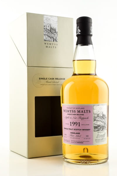 "Apple & Nut Flapjack" 1991/2018 Single Bourbon Hogshead Blair Athol Wemyss Malts 46%vol. 0,7l