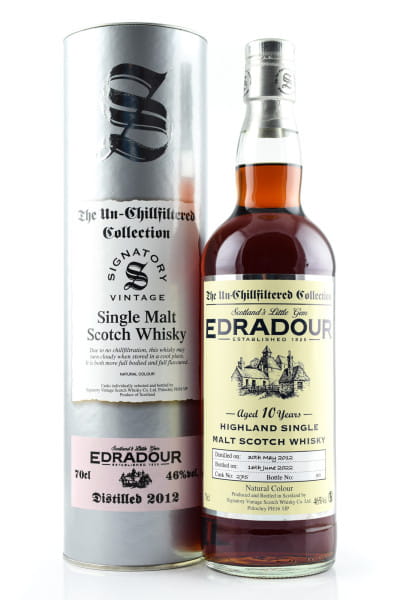 Edradour 10 Jahre 2012/2022 Single Cask #275 Signatory 46%vol. 0,7l