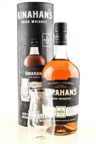 Kinahan's The Kasc Project 43%vol. 0,7l mit Glas