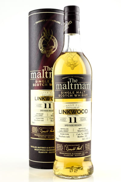 Linkwood 11 Jahre 2007/2019 Bourbon Cask #804480 The Maltman 52,1%vol. 0,7l