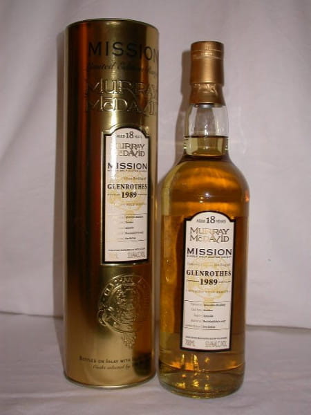 Glenrothes 1989/2007 Murray McDavid Gold Series 53,6%vol. 0,7l