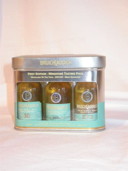 Bruichladdich Miniature Tasting Pack 46%vol. 3x 0,05l