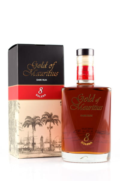 Gold of Mauritius 8 Jahre Dark Rum 40%vol. 0,7l