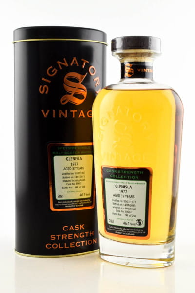 Glenisla 37 Jahre 1977/2015 Hogshead #19602 Signatory Cask strength Coll. 46,1%vol.0,7l