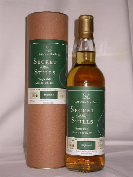 Glen Garioch 1988/2007 Gordon &amp; MacPhail Secret Stills 45%vol. 0,7l