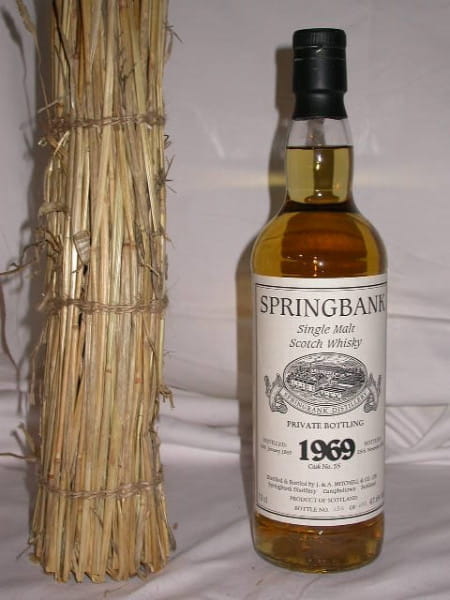 Springbank 1969/2003 Private Btl. Cask No. 55 47,6%vol. 0,7l