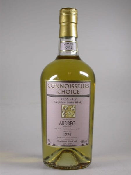 Ardbeg 1996/2005 # 908 Gordon &amp; MacPhail Connoisseurs Ch. 46% vol. 0,7l