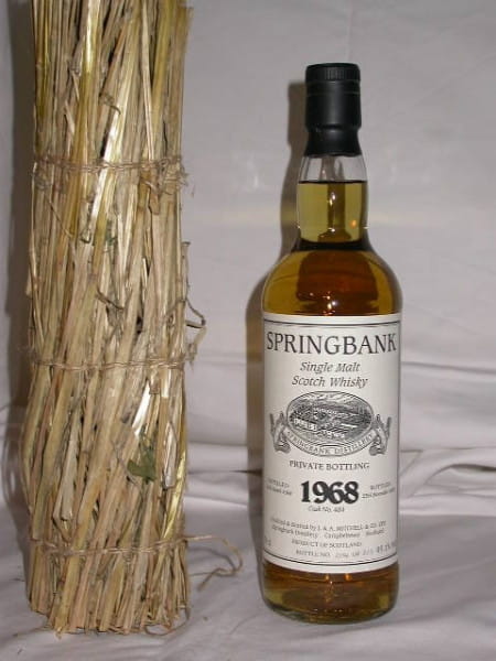 Springbank 1968/2003 Private Btl. Cask No. 484 49,1%vol. 0,7l