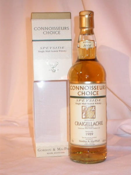 Craigellachie 1989/2006 Gordon &amp; MacPhail Connoisseurs Ch. 43%vol. 0,7l