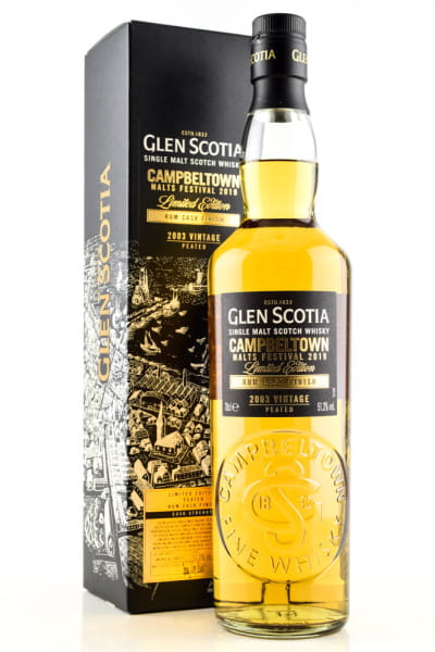 Glen Scotia 2003 Vintage Rum Cask Finish Campbeltown Malts Festival 2019 51,3%vol. 0,7l