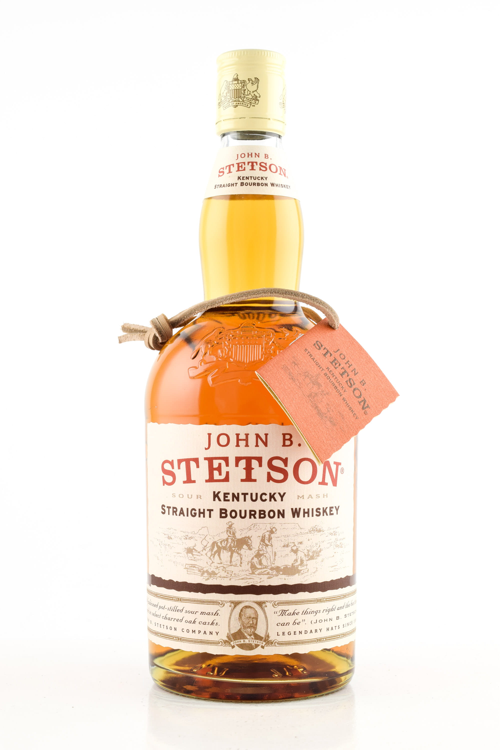 John B. Stetson Kentucky Straight Bourbon Whiskey At Home Of Malts ...