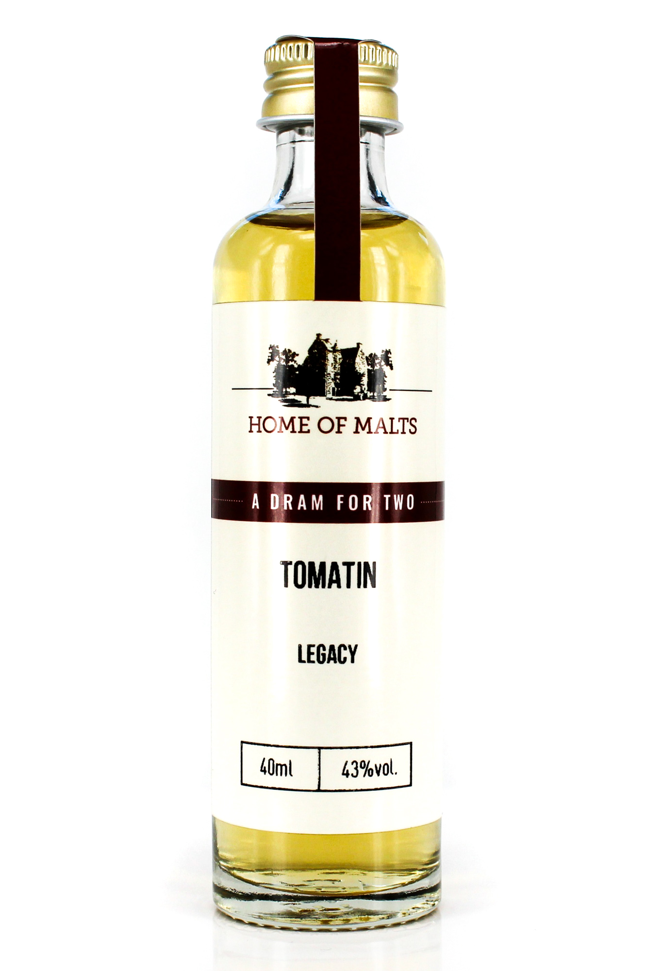 Malts Whisky Home | 0,04l Legacy Tomatin | 43%vol. Sample of Scotch