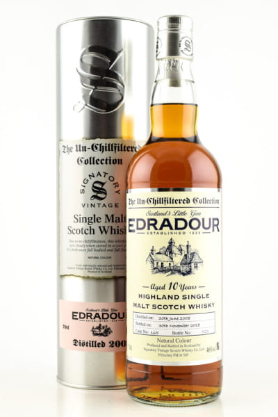 Edradour 10 Jahre 2008/2018 Single Cask #165 Signatory 46%vol. 0,7l