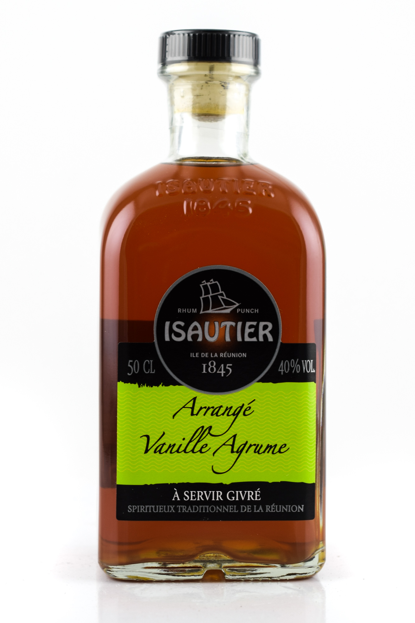 Isautier Arrangé Vanille Agrume 40%vol. 0,5l, Rum