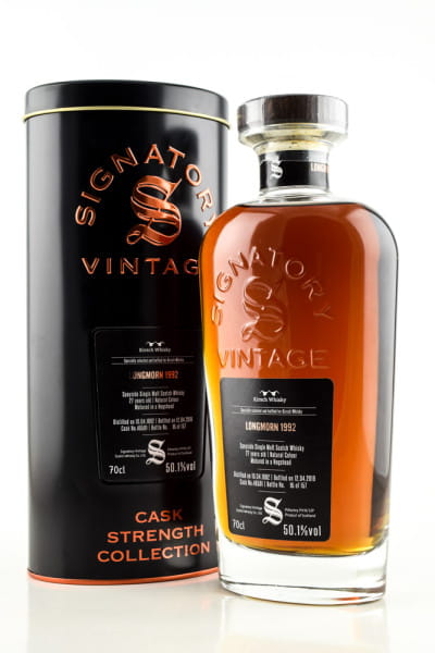 Longmorn 27 Jahre 1992/2019 Hogshead #48501 Signatory Cask strength Coll. 50,1%vol. 0,7l