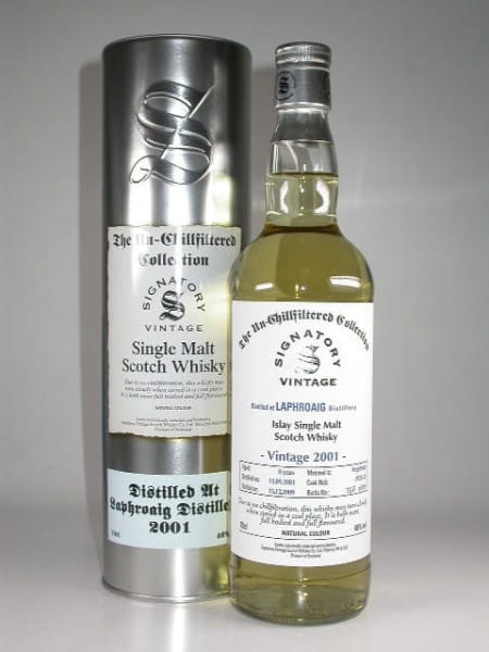 Laphroaig 8 Jahre 2001/2009 Un-Chillfiltered Signatory 46%vol. 0,7l