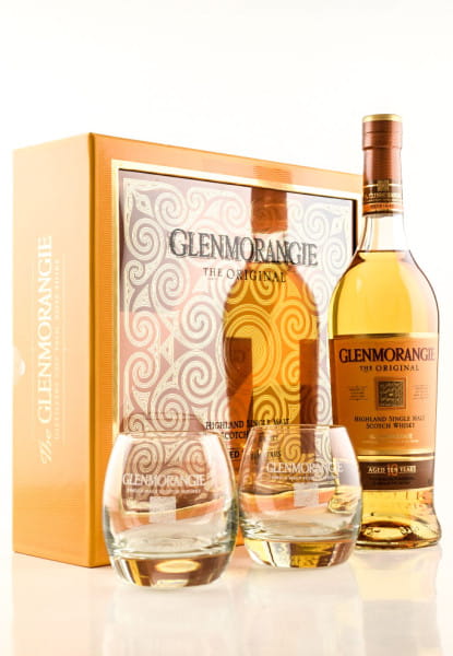 Glenmorangie 10 Jahre The Original 40%vol. 0,7l mit 2 Gläsern