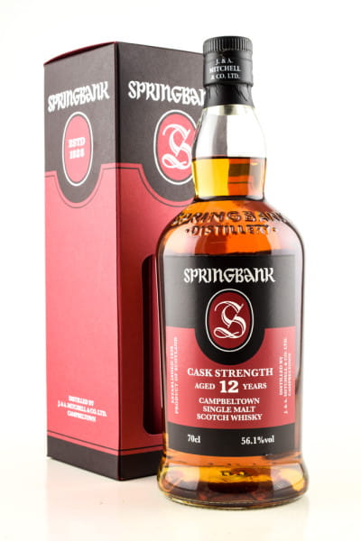 Springbank 12 Jahre Cask Strength 56,1%vol. 0,7l