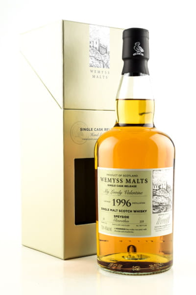 "My Lovely Valentine" 1996 Single Sherry Hogshead Glenrothes Wemyss Malts 46%vol. 0,7l