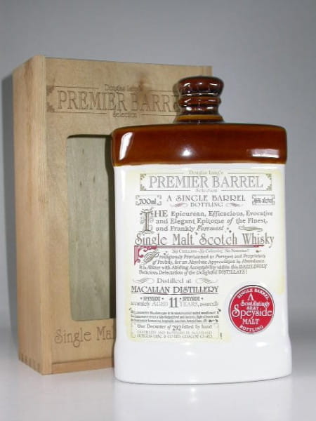 Macallan 11 Jahre Single Barrel &quot;Keramikflasche&quot; Douglas Laing &quot;Premier Barrel&quot; 46%vol. 0,7l