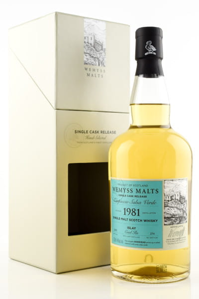 "Carpaccio Salsa Verde" 1981/2017 Bourbon Hogshead Caol Ila Wemyss Malts 46%vol. 0,7l