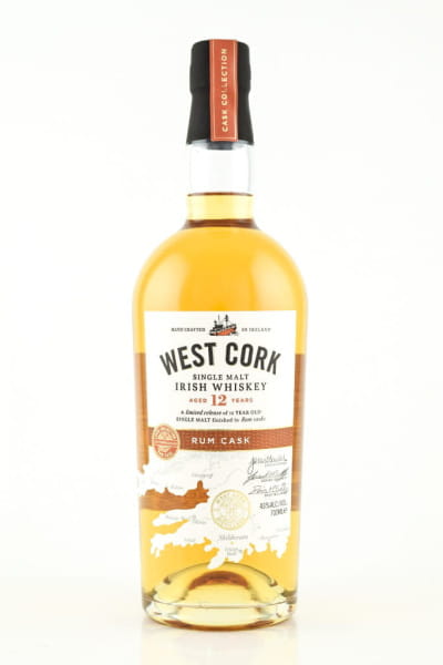 West Cork 12 Jahre Rum Cask 43%vol. 0,7l