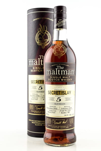 Secret Islay 5 Jahre 2013/2019 Sherry Butt #11026 The Maltman 54,9%vol. 0,7l