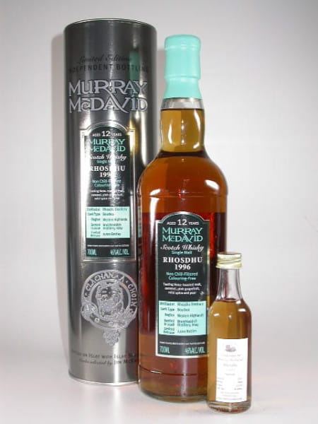 Rosdhu 1996/2008 Bourbon Murray McDavid 46%vol. Sample 0,05l